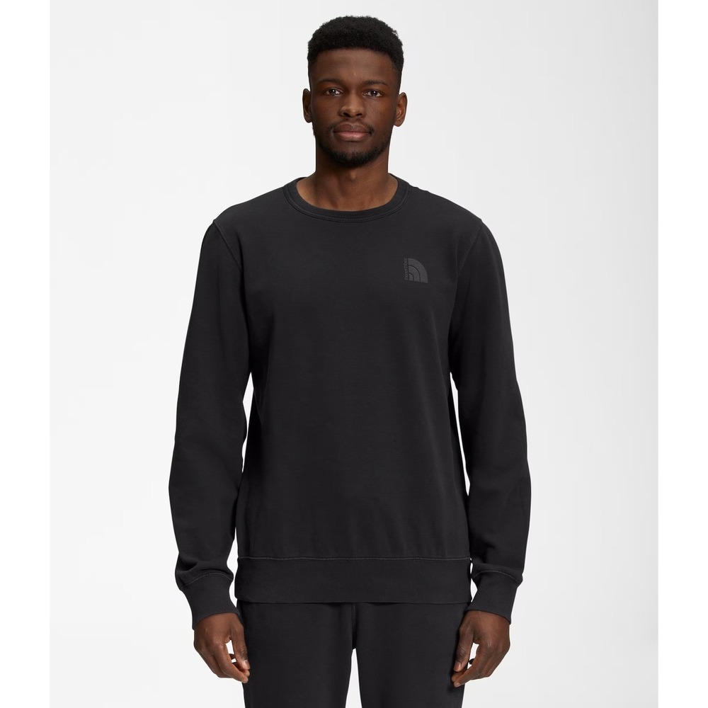 The North Face Dye Pullover Crew Sweatshirt Men's XL Black NWT - Picture 1 of 3